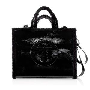 Black Telfar Ugg Medium Tote Bag